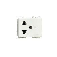 ราคา เต้ารับเดี่ยว 3 ขา SIEMENS สีขาว ขากลมแบน (888233000034)