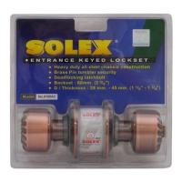 ราคา ลูกบิดประตู หัวมะยม SOLEX 6100 AC สีทองแดงรมดำ (13056)