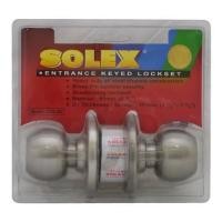 ราคา ลูกบิดประตู หัวกลม SOLEX 3500 SS สีสเตนเลส (86110)