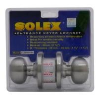 ราคา ลูกบิดประตูห้องน้ำ หัวจัน SOLEX 9210 SS-BK สีสเตนเลส (90353)