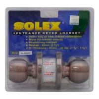 ราคา ลูกบิดประตู หัวกลม SOLEX 9500 AC สีทองแดงรมดำ (135228)