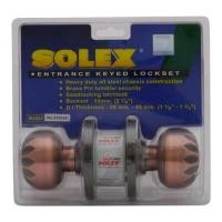 ราคา ลูกบิดประตู หัวฟักทอง SOLEX 9100 AC สีทองแดงรมดำ (233092)