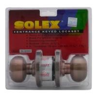 ราคา ลูกบิดประตู หัวจัน SOLEX 3210 AC สีทองแดงรมดำ (242820)