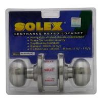 ราคา ลูกบิดประตู หัวจัน SOLEX 9210 PC/SC สีสเตนเลส/สเตนเลสเงา (249237)