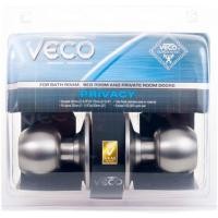 ราคา ลูกบิดประตูห้องน้ำ หัวกลม VECO 3871SS-ML-BK สีสเตนเลส (285559)