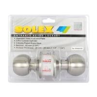 ราคา ลูกบิดประตูห้องน้ำ หัวกลม SOLEX 5500 หัวกลม สีสเตนเลส (1008518)