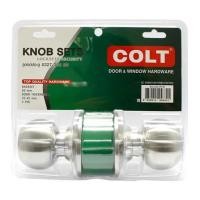 ราคา ลูกบิดประตู หัวกลม COLT 8327-302 SS สีสเตนเลส (1146158)