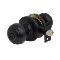 ราคา ลูกบิดประตูห้องน้ำ หัวจัน SOLEX 9220 BL สีดำ (1231388)