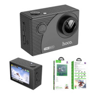 ราคา กล้องแอคชั่น HOCO DV100 สีดำ กันน้ำลึก 30 เมตร เลนส์ 150 องศา 1080P / 30FPS หน้าจอ IPS 2 นิ้ว (888206800132)