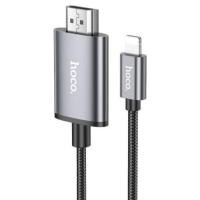 ราคา สายเคเบิล LIGHTNING TO HDMI HOCO UA27 รองรับความละเอียด 1080P 60HZ FULL HD ความยาว 2 เมตร สำหรับฟังก์ชั่น SCREEN MIRRORING (888206800135)