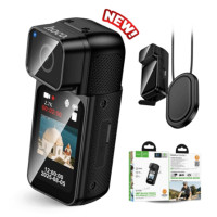 ราคา กล้องแอ็คชั่น HOCO DV105 ความละเอียด 2.7K พร้อมเลนส์หมุนได้ 180° และสายคล้องแม่เหล็ก หน้าจอ IPS 1.47 นิ้ว (888206800152)