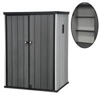 ราคา ตู้เก็บของกลางแจ้ง SPRING MA SHU 142X115 ซม. สีเทา/ดำ (1282865)