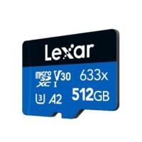 ราคา การ์ดหน่วยความจำ ไมโครเอสดีการ์ด LEXAR 633X MICROSD CARD 512GB WADAPTER RW100/70MB/S (LSDMI512BB633A) (888222300043)