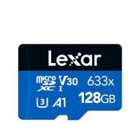 ราคา การ์ดหน่วยความจำ ไมโครเอสดีการ์ด LEXAR 633X MICROSD CARD 128GB WADAPTER RW100/45MB/S (LSDMI128BB633A) (888222300070)