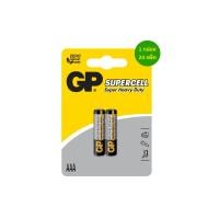 ราคา ถ่านคาร์บอนซิงค์ GP CABON ZINC SUPERCELL AAAX2 (1 กล่อง 20 แพ็ค) (888232400014)