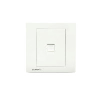 ราคา ชุดเต้ารับโทรศัพท์ 4 สาย SIEMENS ซีรีส์ RELFA PLUS สีขาว (888233000047)