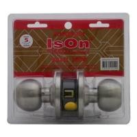 ราคา ลูกบิดประตูโรงแรม หัวกลม ISON HT 8013 SS สีสเตนเลส (257434)
