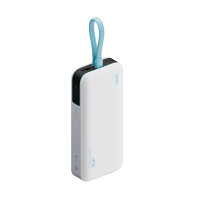 ราคา แบตสำรอง CUKTECH LPB200N สีขาว มาตรฐาน CCC ชาร์จเร็ว 20000 MAH USB-C 40W และ USB-A 33W (888143500075)