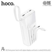 ราคา แบตเตอรี่สำรอง HOCO B10 สีขาว ความจุ 20000 MAH สายชาร์จในตัว จ่ายไฟ 2.1A ชาร์จพร้อมกัน 4 เครื่อง (888206800074)