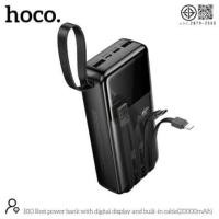 ราคา แบตเตอรี่สำรอง HOCO B10 สีดำ ความจุ 20000 MAH สายชาร์จในตัว จ่ายไฟ 2.1A ชาร์จพร้อมกัน 4 เครื่อง (888206800075)