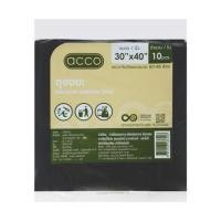 ราคา ถุงขยะแบบบาง CIRCULAR 30x40 นิ้ว ACCO สีดำ (แพ็ก 10 ใบ) (1285128)