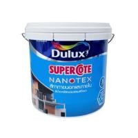 ราคา สีน้ำทาภายนอก ชนิดกึ่งเงา DULUX SUPERCOTE NANOTEX BASE A สีขาว 9 ลิตร (1313395)