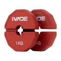 ราคา แผ่นน้ำหนัก IVADE สีแดง 1 กก. 2 แผ่น (1313529)