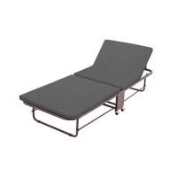 ราคา เตียงพับพร้อม TOPPER THAIBULL OLT235-90S สีเทา (1237131)