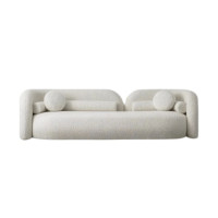 ราคา โซฟา 3 ที่นั่ง WISDOM DESIGN FURNITURE รุ่น VIA 270 ซม. ผ้าขนแกะ สีขาว (888216600662)