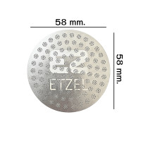 ราคา แผ่นกระจายน้ำ ETZEL แผ่นกรองสเตนเลสสำหรับเครื่องชงกาแฟ ขนาด 58 มม. (888108700147)
