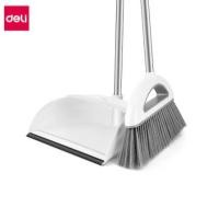 ราคา ไม้กวาดพร้อมที่โกยผง DELI VS1001-WH-01 สีขาว (888134600716)