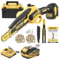 ราคา เลื่อยโซ่ไร้สาย (พร้อมแบตเตอรี่) DELTON รุ่น MKT-677 ULTRAFLEX 20V 4AH (888204600435)