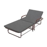 ราคา เตียงพับพร้อม TOPPER THAIBULL OLT235-90H สีเทา (1253607)