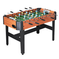 ราคา โต๊ะโกล์ โต๊ะฟุตบอลมือหมุน POOL BILLIARD รุ่น V.2 ลายไม้ (888197300009)