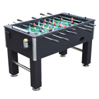 ราคา โต๊ะโกล์ โต๊ะฟุตบอลมือหมุน POOL BILLIARD รุ่น V.1 สีดำล้วน (888197300010)