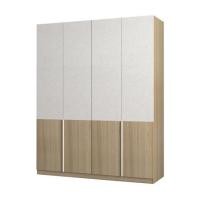 ราคา ตู้เสื้อผ้า 4 บานเปิด FURDINI AVANTE 160 ซม. สี URBAN CHESTNUT/COTTON LINEN (1309674)