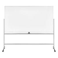 ราคา กระดานไวท์บอร์ดขาตั้ง 2 หน้า MEDILA รุ่น WB03-90-180-WH ขนาดกระดาน 90*180 ซม. พลิกกระดานในตัวได้ (888125100493)