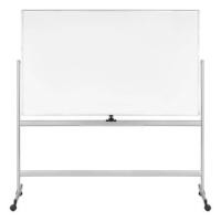 ราคา กระดานไวท์บอร์ดขาตั้ง 2 หน้า MEDILA รุ่น WB03-90-150-WH ขนาดกระดาน 90*150 ซม. พลิกกระดานในตัวได้ (888125100492)