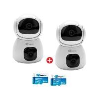 ราคา กล้องวงจรปิดภายใน EAGLE EYE 2 เลนส์ 3 ล้านพิกเซล 1 แถม 1 (แถมฟรี 2 SD CARD 64 GB) (1297152)