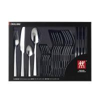 ราคา ชุดช้อนส้อมสแตนเลสสตีล ZWILLING รุ่น KING 24 ชิ้น ทนทาน สีเงิน N07041224 (888164200152)