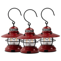 ราคา โคมไฟ Mini Edison แพ็ค 3 ชิ้น Barebones สีแดง (888132900056)