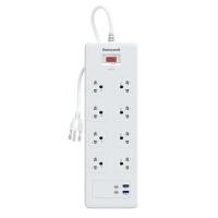 ราคา รางปลั๊กไฟ 8 ช่อง HONEYWELL รุ่น HC000053 ป้องกันไฟกระชาก 1.8 เมตร (USB-A 2 ช่อง , USB-C 1 ช่อง) (888144500116)