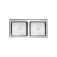 ราคา ซิงค์ล้างจาน 2 หลุม สแตนเลส EVE ROMO 1000/500 ขนาด 1 ม. (888132600137)