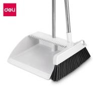 ราคา ชุดไม้กวาดพร้อมที่โกยผง DELI LQ160-GR-01 สีขาวเทา (888134600707)