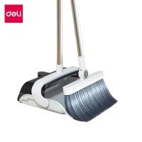 ราคา ชุดไม้กวาดพร้อมที่โกยผง DELI VS1021-WH-01 หมุนได้ สีขาว (888134600737)