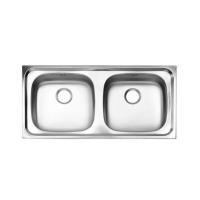 ราคา ซิงค์ฝัง 2 หลุม PREMA PM805T1B 100 ซม. สีเงิน (1309783)