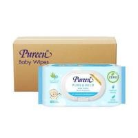 ราคา ผ้าเช็ดทำความสะอาดผิว PUREEN PURE&MILD 80 แผ่น แพ็ค 12 ชิ้น (1217442)