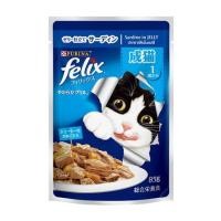 ราคา อาหารเปียกแมว FELIX ADULT SARDINE IN JELLY 85 ก. (1213046)
