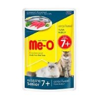 ราคา อาหารเปียกแมว MEO SENIOR ปลาทูน่าในเยลลี่ 80 ก. (1237484)