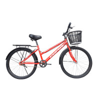 ราคา จักรยานแม่บ้าน CUPID SPORT วงล้อ 24 นิ้ว สีแดง (888190900103)